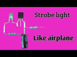 Strobe Light Effect With 1 Transistor Youtube Strobing Strobe Lights Led Projects
