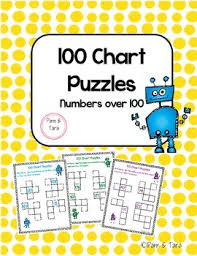 100 Chart Puzzles Numbers 100 200