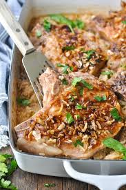 Put pork chops over rice. Country Pork Chop And Rice Bake The Seasoned Mom