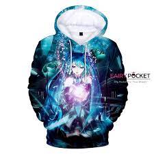 Vocaloid Hatsune Miku Hoodie B Miku Vocaloid Hatsune Miku