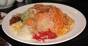In the book, 'a toss of yee sang', it details how a man called loke ching fatt came to malaysia (then malaya) and he ended up adapting the yu sheng recipe, which the cantonese were so fond of eating during the seventh day of chinese new year. Yee Sang Wikipedia Bahasa Melayu Ensiklopedia Bebas