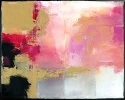 Original Gold Pink Abstract Art Wall Decor Painting On Stretched Canvas Original Artwork Shades Of Pink Pink Abstract Art Colorful Abstract Art Abstract