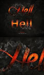 Download Photoshop Text Effects Hell Fire By Free Designs Net On Deviantart