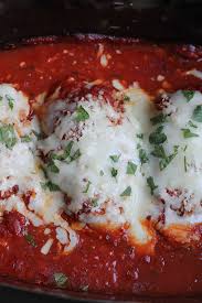 I make it fresh and then freeze portions of the recipe i made this today with baked breaded chicken…my husband was so excited about his favorite dish. Slow Cooker Chicken Parmesan Hip Foodie Mom