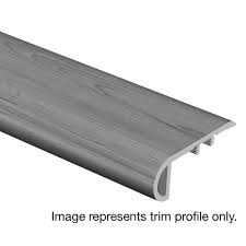 Clear vinyl stair treads,how to install vinyl stair treads,vinyl floor covering for stairs,vinyl stair treads residential,vinyl treads, resolution: Zamma Brushed Oak Taupe 3 4 In Thick X 2 1 8 In Wide X 94 In Length Vinyl Stair Nose Molding 015543738 The Home Depot Vinyl Stair Nosing Stair Nosing Stairs