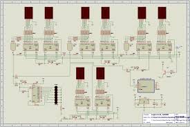 24hr Digital Clock And Alarm Circuit Using Logic Ics Cd4017 Digital Clocks Clock Digital