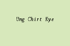 Maybe you would like to learn more about one of these? Ung Chirt Kye Lawyer In Georgetown