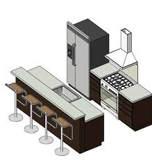 The recessed lights in my house are accessible from the attic, but there's no insulation around them because it says on the fixtures that they need to vent the heat generated by incandescent also, every vent hole in your ceiling reduces its fire rating. Revitcity Com Object Small Kitchen Revit 2011 Interior Design Kitchen Small Revit Interior Design Revit Interior