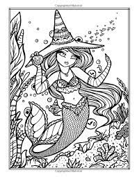 Amazon Com Enchanted Halloween A Whimsy Girls Fantasy Coloring Book Mermaid Coloring Pages Coloring Books Cute Coloring Pages