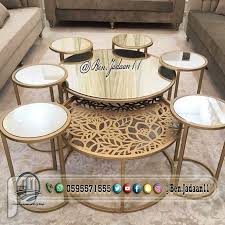 تفصيل طاولات قص ليزر Coffee Table Table Industrial Furniture
