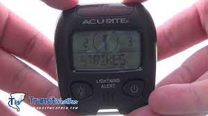Power source 2 aaa batteries, includes belt clip. Acurite Portable Lightning Detector 02020 Test Youtube