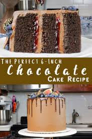 This Small Batch Chocolate Cake Recipe Makes Just Enough Batter For A Perfect 6 Inch Layer Cake It S Mo Chocolate Cake Recipe Cake Recipes Homemade Chocolate