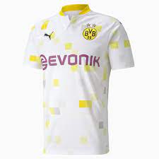 Dortmunds nickname 'die schwarzgelkben' which literally translates as 'the black and yellows' goes a long way to explain why their home jersey has always consisted of those 2 colours. Borussia Dortmund Bvb Home Away Football Kit Puma