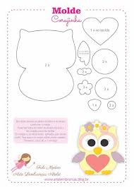 Atualizando Moldes Do Blog Visite A Minha Fanpag No Facebook La Tem Mais Eulen Basteln Vorlage Bastelarbeiten Und Basteln Und Selbermachen