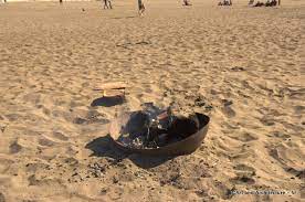 Ocean beach parking lot closes at 10pm. Fire Pits On Ocean Beach Public Art And Architecture From Around The World