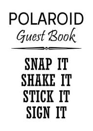 Thus, i am passing it along to all of you! Polaroid Guest Book Poster By Atomic Chinook Displate
