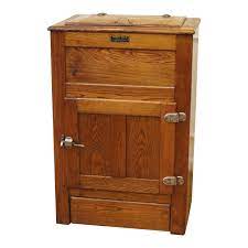 Antique ice box arrival & birdcages on sale this week. 1900s Antique Oak Ice Box Chairish
