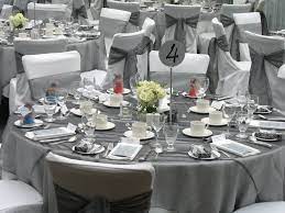 Grey Organza Wedding Table Linen Overlays Sashes And Decor With Images Grey Wedding Decor Wedding Table Linens Wedding Linens