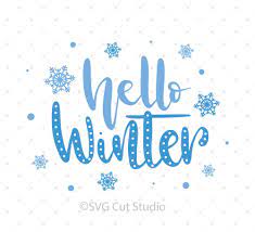 Download Hello Winter Svg Files For Cricut And Silhouette