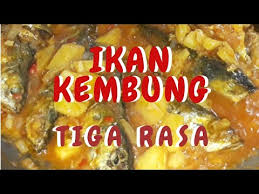 Resepi ikan kembung bakar menggunakan santan jadi lebih juicy dan berkrim. Ikan Kembung 3 Rasa Youtube