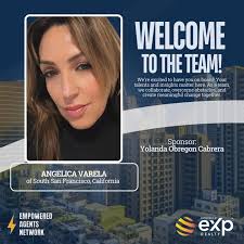 Welcome to the Empowered Agents Network, Angelica Varela of South San  Francisco, California! 🎉, We’re excited to have you join our dynamic  community of real estate professionals. Your experience and ...