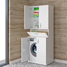 Luks 5 Kapakli Camasir Makinesi Banyo Dolabi Banyo Dolabi Camasir Makinesi Dolaplar