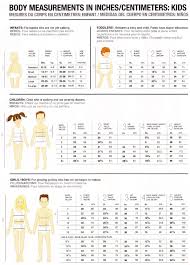 Pattern Size Charts For Toddlers Children Girls Girly