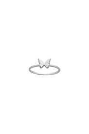Mini Butterfly Ring Silver Rings Karen Walker