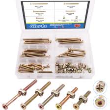 Glarks 100 Adet Galvanizli M6 Alyan Vida Mobilya Vidalari Silindir Somun Cesitler 35 Mm 45 Mm 55 Mm 65 Mm 75 Mm Amazon Com Tr