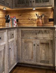 I love that wood backsplash in the white kitchen. Barn Wood Kitchens