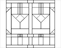 The design being expressed partly by the arrangement of the shapes of glass and leads, and partly by the addition of glass paint and stains rendered impervious to. Stained Glass Pattern Geometric Shapes