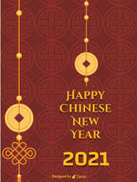 Vintage chinese new year poster design with chinese god of wealth & chinese zodiac monkey, chinese wording meanings: Happy Chinese New Year 2021 Chinese New Year Cards Birthday Greeting Cards By Davia