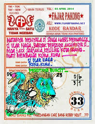 Jelambar Pengeluaran Fajar Pakong Semalam