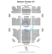 Shubert Theater Ct Seating Chart
