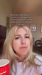 Thin Mustache White Man