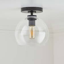 Decor therapy griggs ch1862 globe semi flush mount light. Flush Mount Lights Crate And Barrel