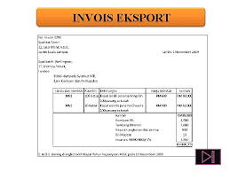Pengertian invoice invoce atau sering disebut faktur adalah dokumen yang diberikan penjual ke pelanggan sebagai rincian transaksi pembayaran. Bab 4 Perniagaan Antarabangs A Nota Aktiviti 4