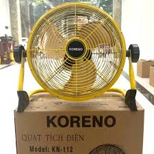 Quạt sạc tích điện lưu điện Koreno KN-114