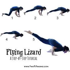 Two Fit Moms Tutorial On Flying Lizard Pose Perfect For Those Just Getting Started With Arm Balances Advanced Yoga Yoga Poses Advanced Yoga Asanas
