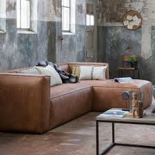 Eckgarnitur Bean Leder Cognac Couch Sofa Ecksofa Ledercouch Longchair Rechts Couch Leder Ecksofa Wohnzimmer Couch