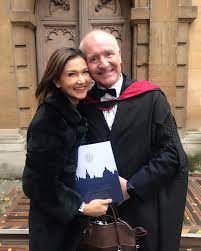 congratulations to my husband on the awarding of his ma degree from oxford more than 30 years after completing his exams