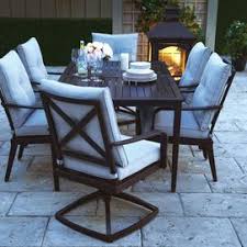 Wholehome Classic Tm Mc 7 Piece San Marino Patio Set Sears Clearance Patio Furniture Furniture Patio Dining Furniture