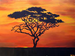 Hello everyonein this video ill show you the process of my african landscape silhouette painting. Pin By Linda Boone On Art African Sunset African Tree Africa Art