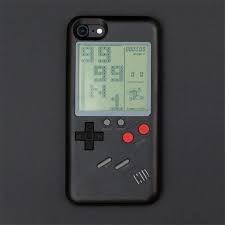 Tetris Game Iphone Cover From Touchy Style Outfit Accessories Black For Iphone X Cute Phone Cases Casual Sh Gameboy Iphone Tetris Game Cute Phone Cases