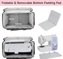 Sac machine à coudre,étui de transport pour machine à coudre avec poches  pour machines à coudre et accessoires de couture,sac à couture adapté à la  ...