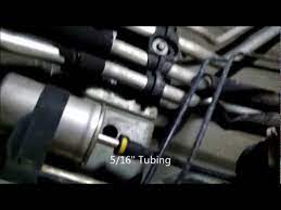 The electric fuel pump is inside the fuel tank. How To Tune Up Ford Freestar 2004 Fuel Filter Spark Plugs Part 2of2 Youtube