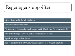 För grundskolan, si видео regeringens uppgifter канала carina gädda. Vilka Ar Regeringens Uppgifter