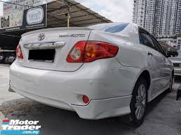 Both personal loan and gold loan loans are very effective and it help you most in emergency situations. Rm 27 994 2008 Toyota Corolla Altis 1 8 G Facelift A N