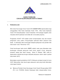 Bagi pelupusan harta tanah oleh individu, tolakan pengecualian di bawah perenggan 2 jadual 4. Garis Panduan Cukai Keuntungan Harta Tanah Pdf