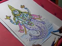 How To Draw Lord Vishnu Matsya Avatar Drawing Video Dailymotion From wikimedia commons, the free media repository. how to draw lord vishnu matsya avatar drawing